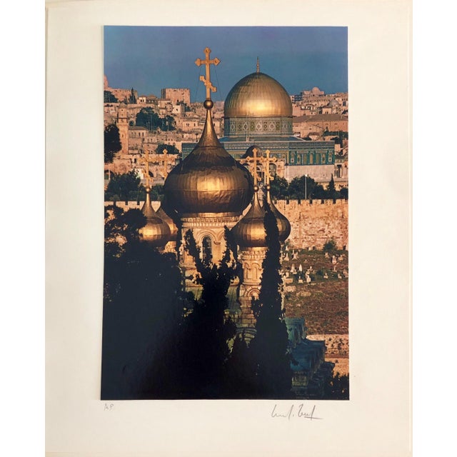 This is for one Photograph from the portfolio entitled "Jerusalem: City of Mankind," The mounting is 14 X 17 inches. the...