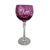 1980s Vintage Nachtmann Cranberry Cut-to-Clear Crystal Wine Glasses, Set of 5 For Sale - Image 5 of 9