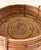 Boho Chic Oversized Bamboo Rattan Three Tier Bowl Display For Sale - Image 3 of 9