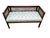 Mid Century bench/settee has cane back and side panels with a solid wood frame. Perfect end of the bed or entryway/hallway...