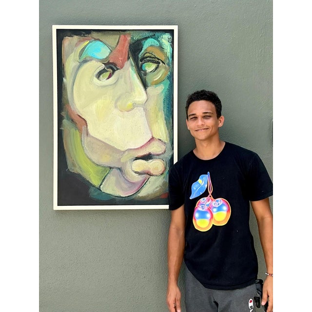 Abstract Expressionist Oil Painting on Canvas For Sale - Image 12 of 18