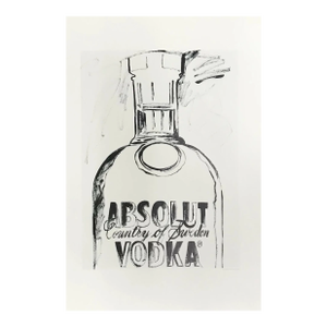 Andy Warhol Absolute Vodka 4 Print Pop Art 1999