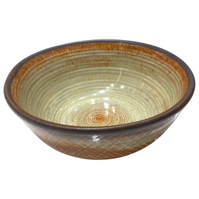 Mid 20th Century Berkeley, California Studio Pottery Bowl by Japanese American Artist Mishi Nojima For Sale - Image 14 of 14