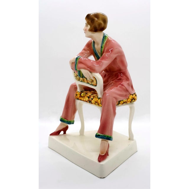 Art Deco Pyjamas Figurine by Josef Lorenzl, 1930 For Sale - Image 3 of 8