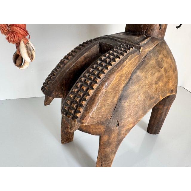 1970s Vintage African Guinea Baga Nimba Tribal Mask Sculpture For Sale - Image 5 of 12