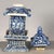 Blue and White Porcelain Pagoda, Chinese Chinoiserie Pagoda Tabletop Ornament For Sale In New York - Image 6 of 9