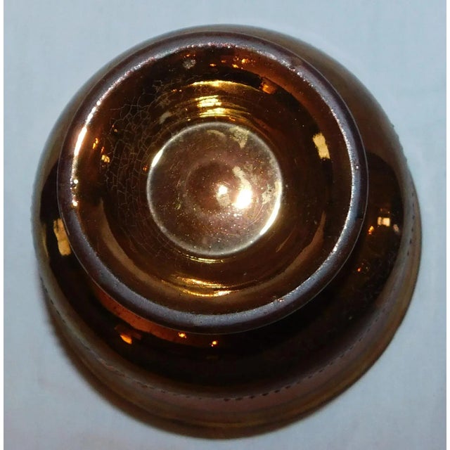 Antique Mid 19th Century Copper Lustre Bowl For Sale In Philadelphia - Image 6 of 8