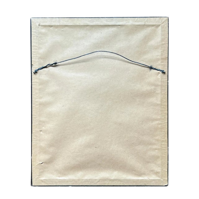 Royal Blue Antique French Hand-Colored Lithograph “Chevalier De Notre-Dame Du Chardon For Sale - Image 8 of 8