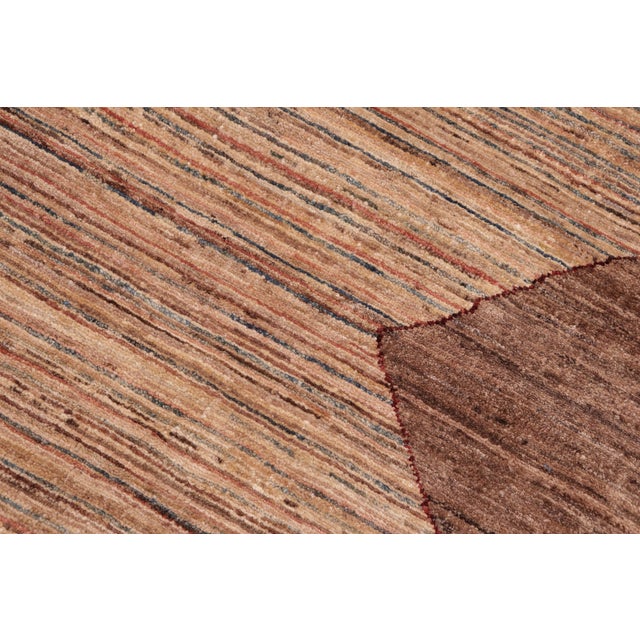 Textile Bohemian Gabbeh Beige/Brown Wool Rug - 8'3'' X 11'1'' For Sale - Image 7 of 10