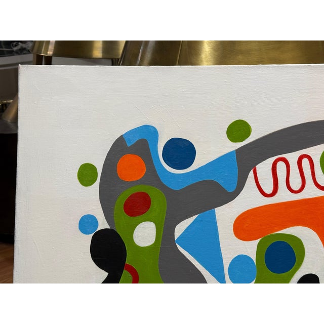 2020 Vibrant Abstract by Noted Palm Springs Artist Gary Janis For Sale - Image 10 of 12