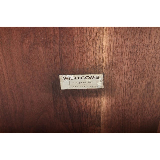 1960s T. H. Robsjohn-Gibbings for Widdicomb Square Mahogany Coffee Table For Sale - Image 10 of 12