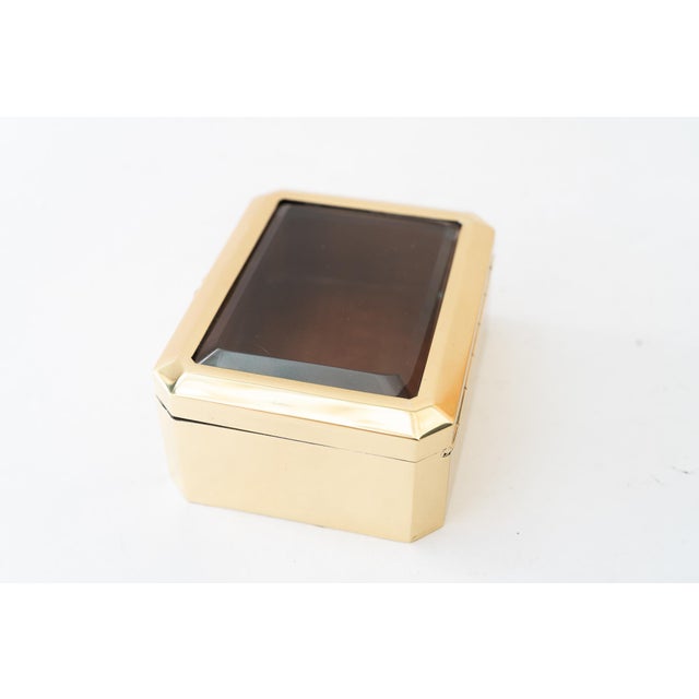 Art Deco Jewelry Box with Cut Glass Vienna, Austria, 1920s For Sale - Image 10 of 14