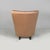 Mid-Century Modern Italian Lounge Chairs in Wood and Pink and Beige Silk, 1940s, Set of 2 For Sale - Image 4 of 18