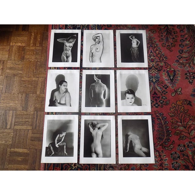 Vintage Man Ray Surrealist Nude Female Photographic Prints - Set of 9 For Sale - Image 12 of 12