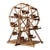 Vintage Folk Art Popsicle Stick + Spool Kinetic Ferris Wheel Sculpture, Circa 1970s For Sale