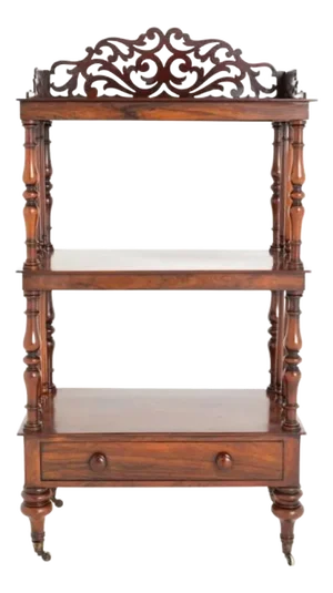Victorian Whatnot Bookshelf, 1860s