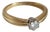 18ct Yellow Gold Diamond Solitaire Ring, 1994 For Sale