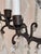 Pair of 1950s Bronze and Crystal Sconces For Sale - Image 4 of 9
