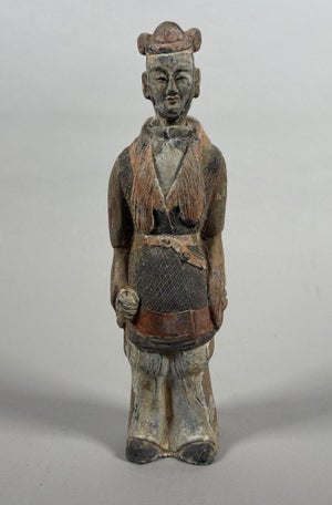 Sculpture of a Mingqi servant with removable head, China, Tang Dynasty (618-907)
