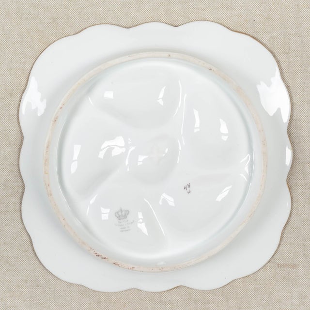 19th Century 19th Century Wilhelm & Graef Porcelain Oyster Plate Pair For Sale - Image 5 of 5