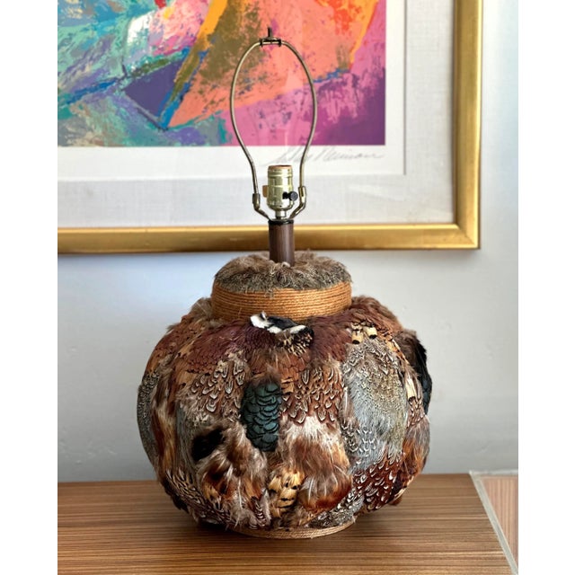 A one-of-a-kind lamp from a fabulous estate in Southern California. A spectacular vintage piece so well made that it is in...