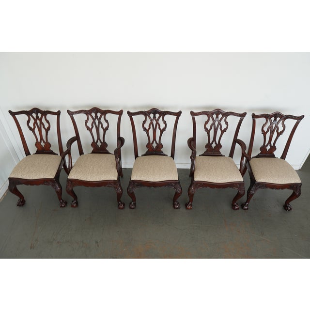 Vintage Henredon Carved Dining Chairs (Set of 10) For Sale In Austin - Image 6 of 18
