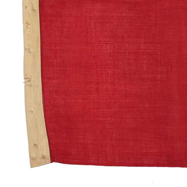 Red Vintage Wool Flag of New Zealand, Red Ensign For Sale - Image 8 of 8