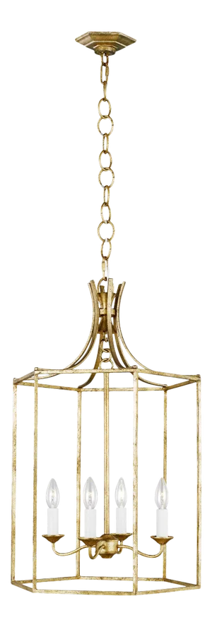 Alexa Hampton by Visual Comfort Studio Bantry House Medium Lantern, Gold