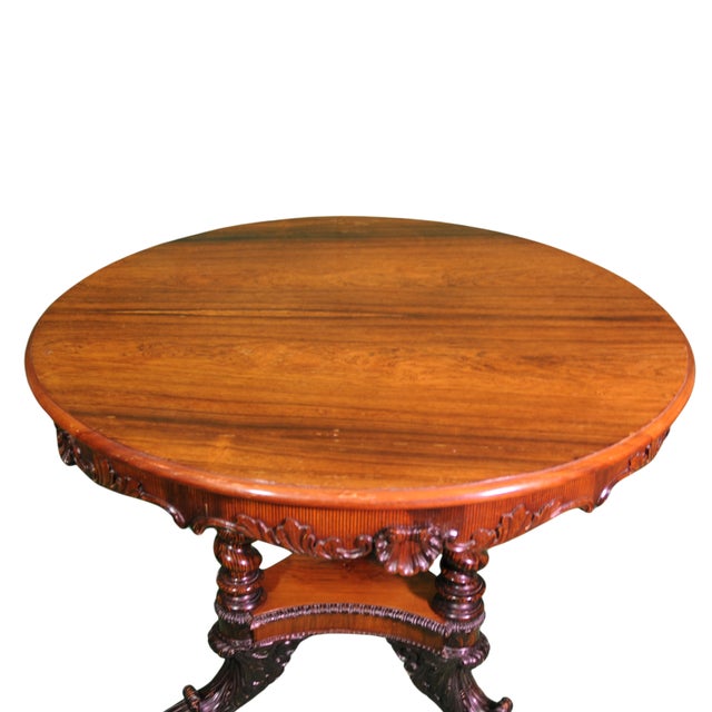 Victorian Renaissance Revival Side Table For Sale - Image 4 of 6