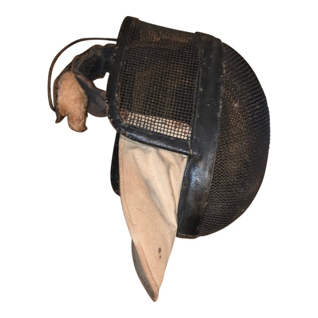 Joseph Vince Antique Fencing Helmet For Sale