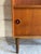 Vintage Danish Modern Teak Bookcase Cabinet Sliding Doors Mid Century Scandinavian Shelf For Sale In Los Angeles - Image 6 of 9