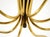 Large Mid-Century Modern Brass 9-Arm Sputnik Chandelier, 1950s For Sale - Image 12 of 18
