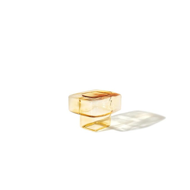Glass Fluid Joinery Side Table by Linde Freya Tangelder for Cassina For Sale - Image 3 of 17