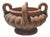 Italian Lobed Terracotta Krater with Handles, 1950 For Sale