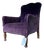 Single Deep Scallop Back Armchair, 1920s For Sale