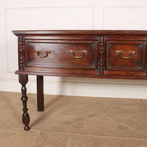 English Oak Dresser Base For Sale - Image 3 of 9