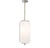 Thomas O'Brien for Visual Comfort Signature Eden Medium Pendant in Polished Nickel with White Glass For Sale