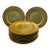 Late 20th Century Bernardaud Limoges Villiers Fine-Gold Encrusted Service Plates - Set of 18 For Sale