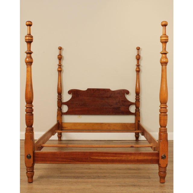 Stickley Authentic Cherry Valley Vintage Full Size Poster Bed Chairish