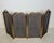 1970s Neoclassical Style Brass Fireplace Screen and 4 Grate Panels For Sale - Image 5 of 12