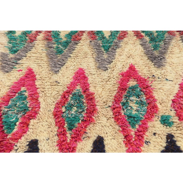 Late 20th Century Vintage Azilal Moroccan Rug, 02'03 X 06'05 For Sale - Image 5 of 10