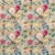 Sanderson Dahlia & Rosehip (Velvet) Fabric in Mulberry/Grey - a Sample For Sale