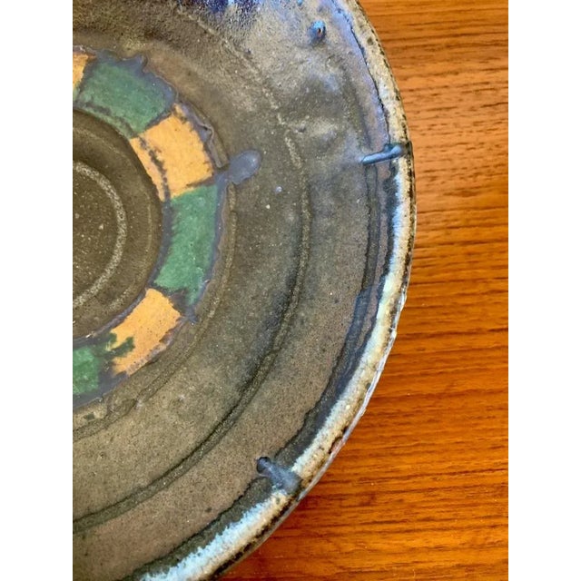 Mid-Century Glazed Earthenware Bowl, California, USA, 1960s For Sale - Image 6 of 10