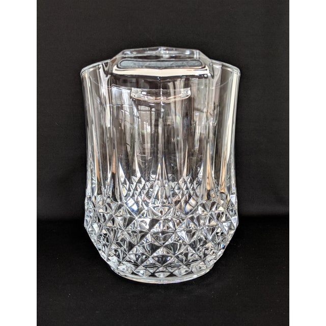 Crystal Ice Bucket in the Longchamp Pattern Chairish
