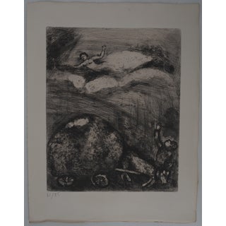 Marc Chagall, The Mired Carter, Original Engraving For Sale