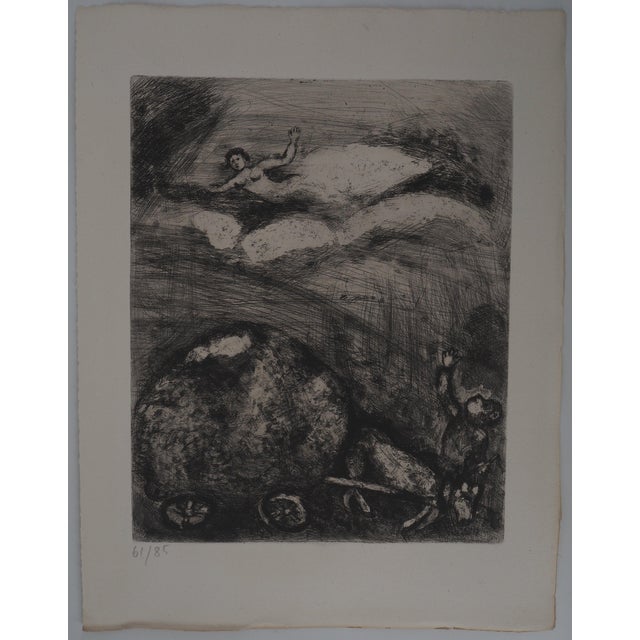 Marc Chagall, The Mired Carter, Original Engraving For Sale