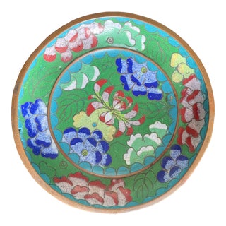 Chinese Enameled Small Ring or Keepsake Tray For Sale