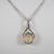 Metal 1.8Ct Ethiopian Opal Pendant With Natural Diamonds: Solid 14k Gold, Oval 10x8mm For Sale - Image 7 of 7