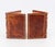 Vintage Asprey & Co Leather And Gilt Bookends Modelled As Open Books, Set of 2 For Sale - Image 6 of 12