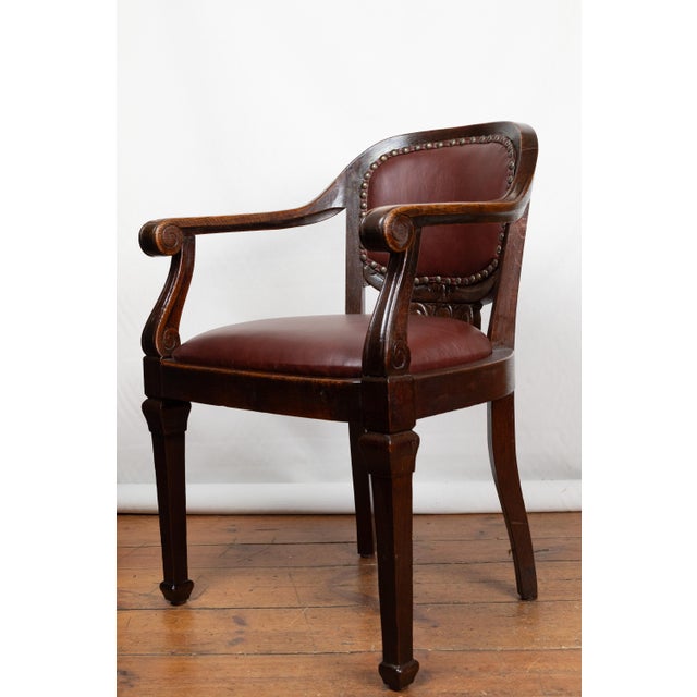 Handcrafted and covered with genuine leather